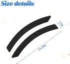 2pcs Car Wheel Tire Eyebrow Strips  Auto Fender Flare Arch Lip Trim Strips 