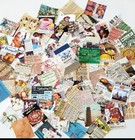 400 Pc Booklet Vintage Ephemera News Print Ads Grocery