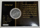 2015 Burning Eagle American Silver Dollar Ruthenium   24k Gold Gilded 105 500  