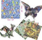 Origami Paper 6x6 Double Sided 50 Sheets 10 Colors Origami Kit Japanese Chiyo Sq