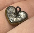 2 Antique Carhartt Heart Shaped Button W Trolley Overalls  Large   Small Size
