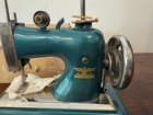 Vintage Casige Miniature Toy Sewing  achineg Machine Germany Art Deco Steel