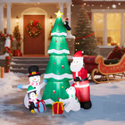 Christmas Tree Inflatable 7 2   7 5ft Decorations For Outdoor Holiday Atmosphere