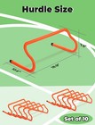  Ghb 10 Pack 8  Agility Hurdles Speed Agility Training Hurdles Detachable Stu   