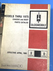 Oldsmobile  Thru 1975 Chassis And Body Parts   Parts Illustrated 2 Books Manuals