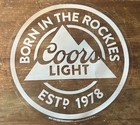 Coors Light Beer Can Decals 4 Pc Sticker Lot    Bar   Novelty   Man Cave Kit