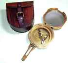 Antique Brass Brunton Geological Compass W box Gifts1818 Vintage Style Handmade
