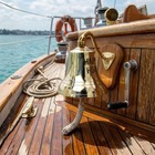 Happy Hour Engraved Beautiful Solid Brass Nautical Boat s Ship Bell   Dinner