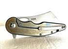 Vdk Knives War Admiral Customized Cleaver Knife Folder