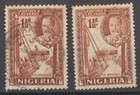 Nigeria Stamps  1935-1936 Sg31 34 41 36a Used   Mint Hinged Cv   102 1