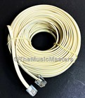 Ivory 100  Ft Telephone Modular Line Cord Phone Cable Extension Wire Rj11 Vwltw