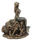 Ebros Mermaid Ariel 5  Tall Nautical Mermaid Sitting On Oyster Shell Figurine