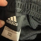 Adidas Athletic Shorts Basketball Training Black White Stripe Kids Size M