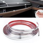 16ft Chrome Car Trim Strip Self-adhesive 1 4 Inch  6mm  Side Body Sliver