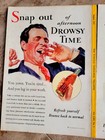 Two Htf 1930 s Coca Cola  April  August  Original Ads  Don t Wear A Tired Face