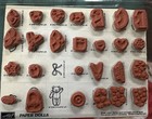 Stampin Up Dress Up Paper Dolls Wood Rubber Stamp Set Of 26 New Bow  Bear Missin