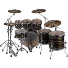 Ddrum Dominion Birch 6-piece Shell Pack With Free 8  Tom Brushed Olive Metallic