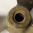 Antique Michigan Brass Boat Propeller Amc332 Salvage Three Blades 8 