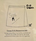 Vintage Amanda Gray A Line Mini Skirt M Orange Deadstock Usa Preppy Feminine