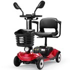 4 Wheels Mobility Scooter Power Wheelchair Folding Electric Scooter Travel