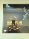 Sting Signed Autographed 11x17 Wwe Hall Of Fame Photo Jsa Coa Wcw Aew 
