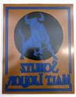 Vintage Schlitz Malt Liquor Beer Mirror Bull Sign