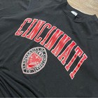 Vintage 80s Velva Sheen Cincinnati University Black Graphic Tee Mens Xl Usa Made