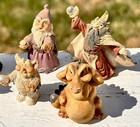 The World Of Krystonia Fantasy Miniature Figurines Lot Of 7