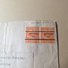 Monticello New York Cancel Union Mill Ends Gordonsville Virginia Postal Cover