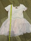 Stelle Girls Pink Ballet Leotard Dress Size 90 Dance Tutu Short Sleeve