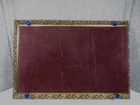 Vintage Goldtone Mirrored Vanity Tray  Dated Apr 17 1967