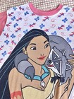 Vintage Pocahontas 90s Nightgown Long Dress Disney Teal White Used Size Xl