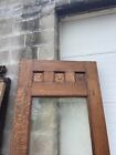 M 24 Antique Quarter Sawn Oak Refinished Entrance Door 34 X 91 25 X 1 75   