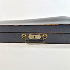 Old Vintage Wood Gsb Coffin Carry Case W  Violin Musical Instrument Decor Prop