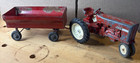 International Harvester Tractor   Grain Wagon Vintage 1 16 Scale Mfg Ertl