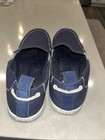 Crocs Walu Boat Shoes Loafers Mens Size 10 Navy Blue White Slip On Comfort