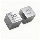 Nb Pure Niobium Metal Cube Block Sample Science Chemistry Element Collection