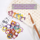 Cat Stitch Markers For Crocheting crochet Stitch Markers Cat Metal Stitch Marker