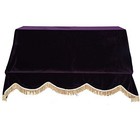  Full Piano Dust Proof Cover piano Protective Cover Pleuche Cloth Blue