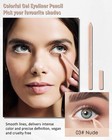 Nude Waterline Eyeliner Gel Pencilpeach Eyeliner Waterline Waterproof Smudge-   