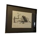 Farm Scene By Moses Grove Lithograph Print Pencil Signed And Numbered Framed