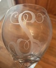 Six Libbey 3056 Perception 10 Oz Red Wine Glasses  2 Monogrammed