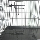 Cat Dog Folding Steel Cage Indoor Outdoor Pets Kennel Crate Playpen Wire Metal