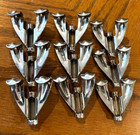9 Vintage Wfl Hoop Claws Ludwig Bass Snare Tom On Tension Rod Chrome 50 s