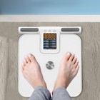 8 Electrode Smart Body Fat Scale - Full Body Composition Analyzer With App