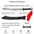 Traditional Chinese Dao Broadsword 60si2mn Silicon-manganese Spring Steel Wushu
