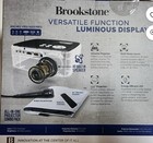 Brookstone Portable Karaoke Projector Set Multimedia System Microphone Speaker