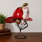 Vintage Texaco Toy Fire Chief Hat Helmet With Original Box  Park Plastics 1960 s