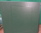 3  Scott Specialty Specialized Green 3 Ring Stamp Album Binder   Dustcase Used