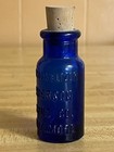 Antique Cobalt Blue Bromo-seltzer Bottle  Emerson Drug Co  Baltimore   2 5  Tall